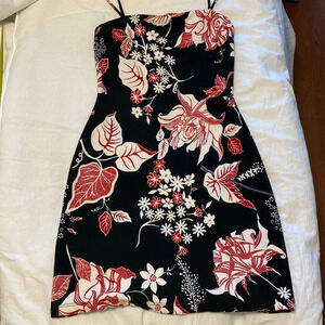 Floral‎ Hawaiian print dress